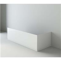 Bathroom Bath Panel Front End Set Adjustable White PVC 1600 / 700mm