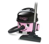 Numatic HET160-11 Hetty Bagged Cylinder Vacuum Cleaner Hoover 6L Pink