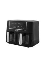 Scoville SVAFN101B3C Digital Air Fryer Dual Zone Low Fat Fryer 8L Black