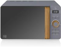 Swan SM22036GRYN 800w Microwave Oven with Digital Control Nordic 20L Slate Grey
