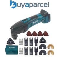 Makita DTM50Z 18v LXT Cordless Multi Tool Bare + 54pc Set Plunge Blades + Box