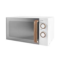 George Home SMON001W3G Manual Microwave Oven Scandi 17L 700w Matte White