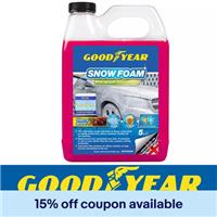 Goodyear Snow Foam Shampoo Car Cherry Scent 5L pH Neutral Wash Wax Soap Kit