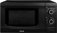 Abode AMM2001B Solo Microwave Oven with Manual Control 20L 700w Black