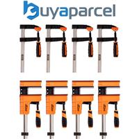 Vaunt 8 Piece Kit Clamp Set 1000mm Sliding Body Bar +200mm Cast Iron Screw Clamp