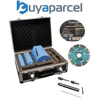 BAP Plumbers 8 Piece 3 CORE Diamond Premium Set + 115MM Makita Diamond Blade