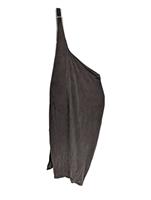 JACQUEMUS La Jupe High Waist Cut Out Side Slit Midi Skirt Brown XL NEW RRP 400