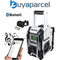 Makita Job Site Bluetooth Radio MR002GZ01 White LXT 18V 40v Max AM FM XGT Bare