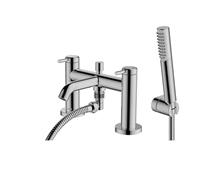 2 Tap Hole Bath Shower Mixer Chrome Easy Install Bathroom Kelvin Water