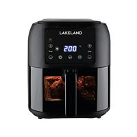 Lakeland 27537 Slimline Air Fryer Low Fat Healthy Cooking Fryer 8L 1700w Black