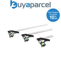 Vaunt 3 Piece Combination Square Set Rust Resistant Stainless Steel V1449000