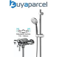 Bristan Rio 2 Exposed Thermostatic Mixer Shower Dual Control + Kit 110mm 155mm