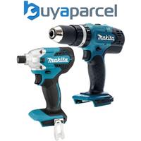 Makita 18v DLX2336 Kit DHP453 Combi Hammer Drill + DTD156 Impact Driver - Bare