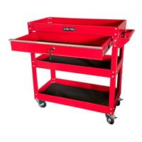 91 US PRO TOOLS TOOL CART TROLLEY WORKSTAION BOX RED