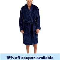 Club Room Plush Mens Dressing Gown