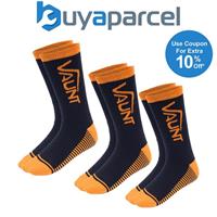 Vaunt Thick Hard Wearing Work Socks Trade Site Socks x3 Pairs Size 6-11 E2318000