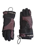 OFF-WHITE Ladies Black & Grey Organic Seams Ski Gloves OS RRP555 NEW