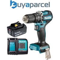 Makita DHP487SF 18V LXT Lithium Brushless Combi Hammer Drill Sub Compact 1 x 3AH