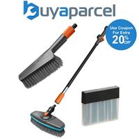 Gardena Cleansystem Brush Soft & 90cm Handle Cleaning Windows & Hand Brush
