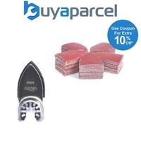 Vaunt 101 Piece Finger Sanding Pad For Multi Tool & Mixed Grit Sanding Sheets