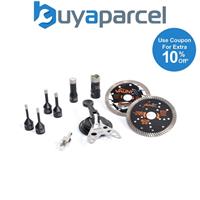 Vaunt X M14 Diamond Holesaw 10Pc Set Porcelain tiles Hard Stone Brick Drilling