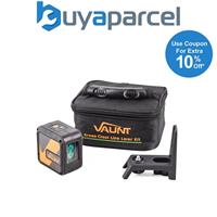 Vaunt Green Cross Line Laser IP54 Protected Self Levelling inc Bracket V1503005
