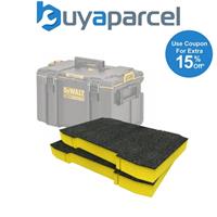 2x Shadowfoam SFI-DTSYS2TB250Y DeWalt Toughsystem 2.0 Toolbox Insert Twin 50mm