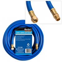 15m Air Line Hose for Air Compressor Heavy Duty Rubber 1/4 BSP 8mm Bore 290 psi