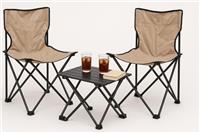 Folding Camping Set 2 Chairs Table Lightweight 3.6kg Garden Beach Festival