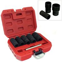 VOCHE 6PCE GRIP N TWIST SOCKETS LOCKING WHEEL NUT REMOVER DAMAGED ROUNDED BOLTS