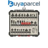 Bosch 2607017476 PRO Router Bit Mixed Set, 30 Piece BPA607017476