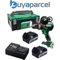 HiKOKI 18V 36V Brushless Combi Drill Cordless Multi Volt RFC 140Nm X2 5ah + Case