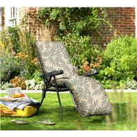 Home Folding Metal Garden Chair - Lino Leaf Green