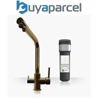 INTU Fusion Gold 3-1 Cold Square Filtered Water Tap & Pro Filter