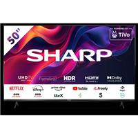 Sharp 4T-C50GK4245KB 50" TV 4K UHD Frameless Design Smart TiVo TV - Black