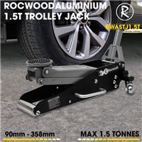 Aluminium Trolley Jack 1.5 Ton Hydraulic Low Profile Repair Mechanic Car Lift