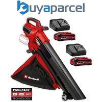 Einhell Twin 18/36v Leaf Blower Vacuum 36/240 Power X-Change VENTURRO + X2 4AH