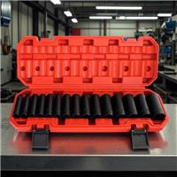 3/8" Deep Impact Socket Set 15pc 8-22mm Heavy Duty CRV c/w Storage Case Voche