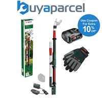 Bosch Advanced Prune 18V-45 Cordless Tree Pruner Cutter Hedge 2x 2.0Ah + Gloves