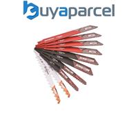 Faithfull Sabre Recip Reciprocating Saw Blade Set 10 Piece Set FAISBSSET10C