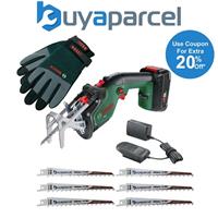 Bosch Keo Garden Recip Pruning Multi Saw 18v Li-Ion Battery Recip Blades &Gloves