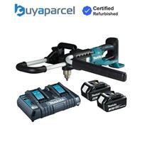 Makita DDG460T2X7 LXT Cordless 18v / 36v Earth Auger Fence Post Drill +2 x 5.0ah