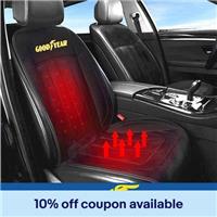 Goodyear Luxury Heated Car Seat Cushion Heater Aftermarket Universal Fit 12V