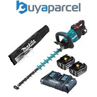 Makita DUH601RT2 18v Brushless Lithium Cordless Hedge Cutter Trimmer 60cm 2X3ah