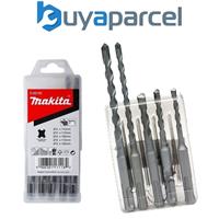 Makita D-00795 Performance SDS Plus 5 Piece Drill Bit Set 110 160mm 5mm 6mm 8mm