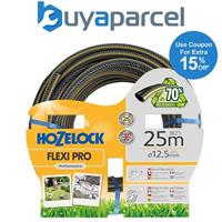 Hozelock 25m Flexi Pro Hose Pipe Garden Watering Reinforced Flexible Recycled