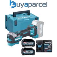 Makita TM001GZ02 40v XGT Brushless Multi Tool Starlock + 2 x 2.5ah Battery