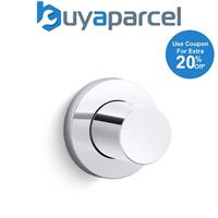 Kohler Cross Range Round Shower Handset Holder Wall Bracket Polished Chrome