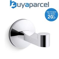 Kohler Components Single Robe Dressing Gown Towel Hook Polished Chrome