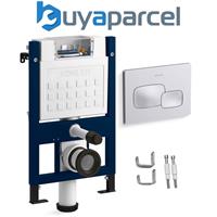 Kohler 0.82m Low Height Toilet Cistern Frame + HDPE Cistern + Dual Flush Plate